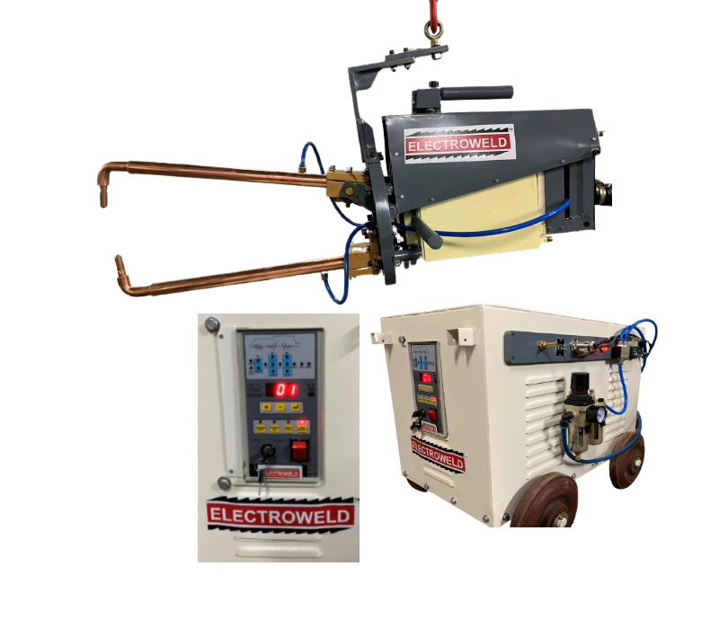 Electroweld Suspension Type Portable Pneumatic Spot Welder Gun with 36 ...