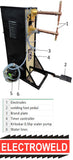 Electroweld Foot Pedal Operated Rocker Arm Spot Welder 30KVA (SP-30)