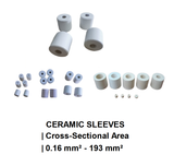 Ceramic Sleeves for Stranded Cable Cross Sections : 0.16 mm² -193 mm²