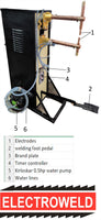 Electroweld Foot Pedal Operated Rocker Arm Spot Welder 8KVA (SP-8)