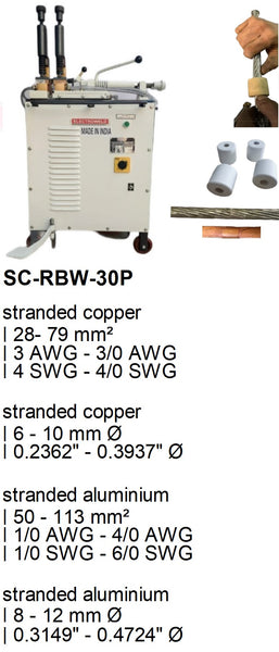 Electroweld Foot Pedal Operated Stranded Conductor Welder 30KVA (SC-RBW-30P)