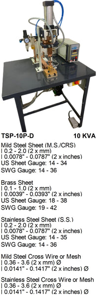 Electroweld Bench Mounted Spot Welder with Digital Controller 10KVA (TSP-10P-D)