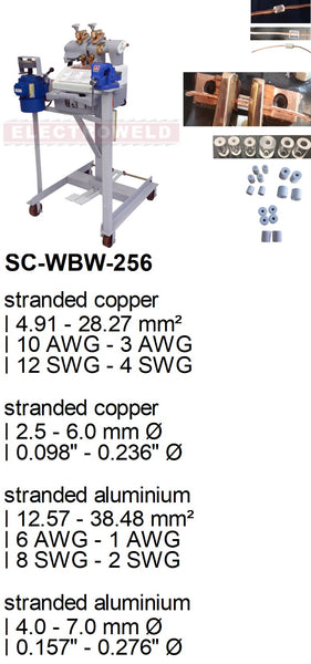 Electroweld Stranded Wire Butt Welder 20KVA (SC-WBW-256)